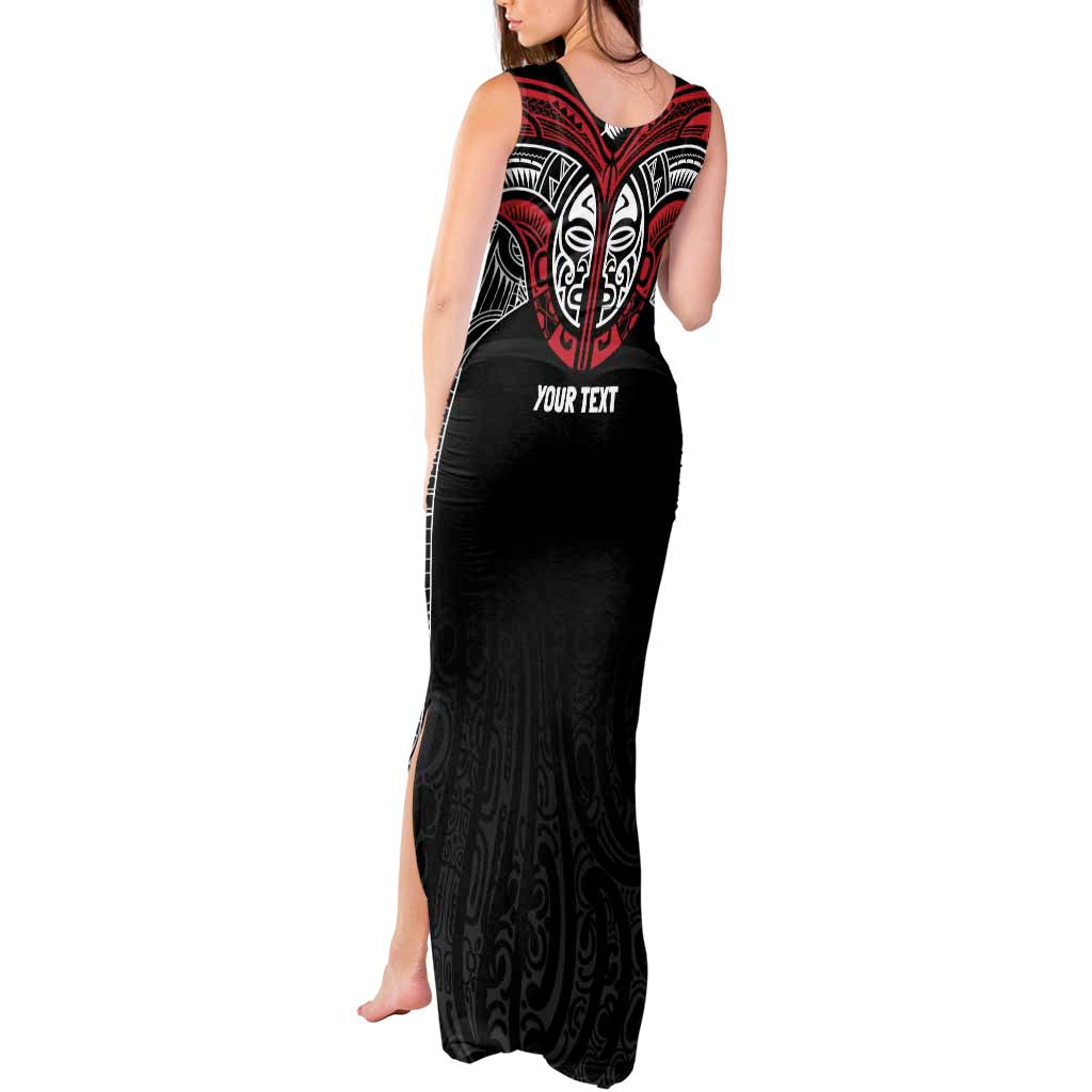Aotearoa Maori Personalized Tank Maxi Dress Toitu Te Tiriti Ake! Ake! Ake! LT7 - Polynesian Pride