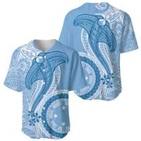 Micronesia FSM Baseball Jersey Shark and Manta Classic Style