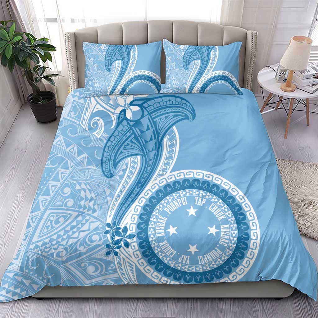 Micronesia FSM Bedding Set Shark and Manta Classic Style