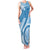 Micronesia FSM Family Matching Tank Maxi Dress and Hawaiian Shirt Shark and Manta Classic Style