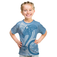 Micronesia FSM Kid T Shirt Shark and Manta Classic Style