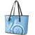 Micronesia FSM Leather Tote Bag Shark and Manta Classic Style