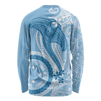 Micronesia FSM Long Sleeve Shirt Shark and Manta Classic Style
