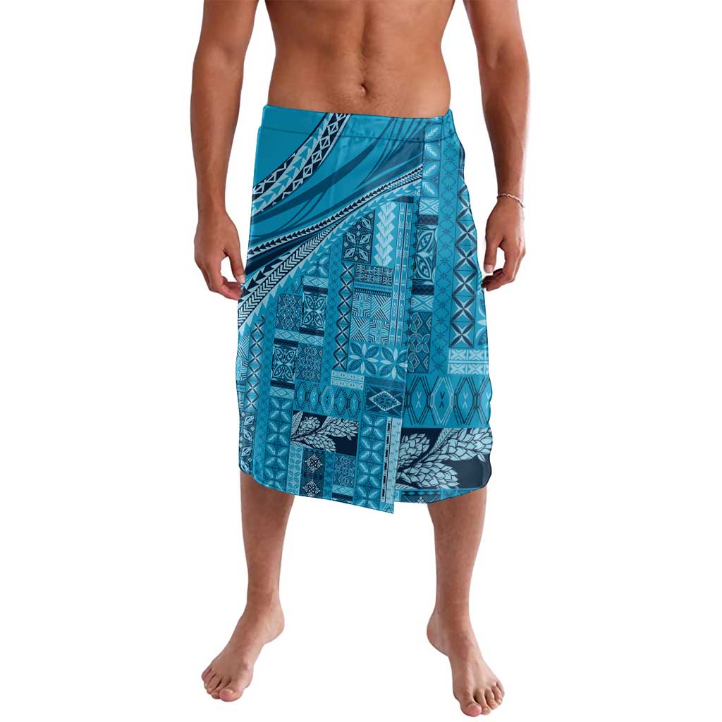 Pasifika Women's Day - Samoa Siapo Malu Tattoo Inspired Lavalava Turquoise LT7 Turquoise - Polynesian Pride