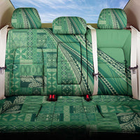Pasifika Women's Day - Samoa Siapo Malu Tattoo Inspired Back Car Seat Cover Jade