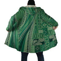 Pasifika Women's Day - Samoa Siapo Malu Tattoo Inspired Cloak Jade