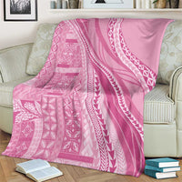 Pasifika Women's Day - Samoa Siapo Malu Tattoo Inspired Blanket Pink