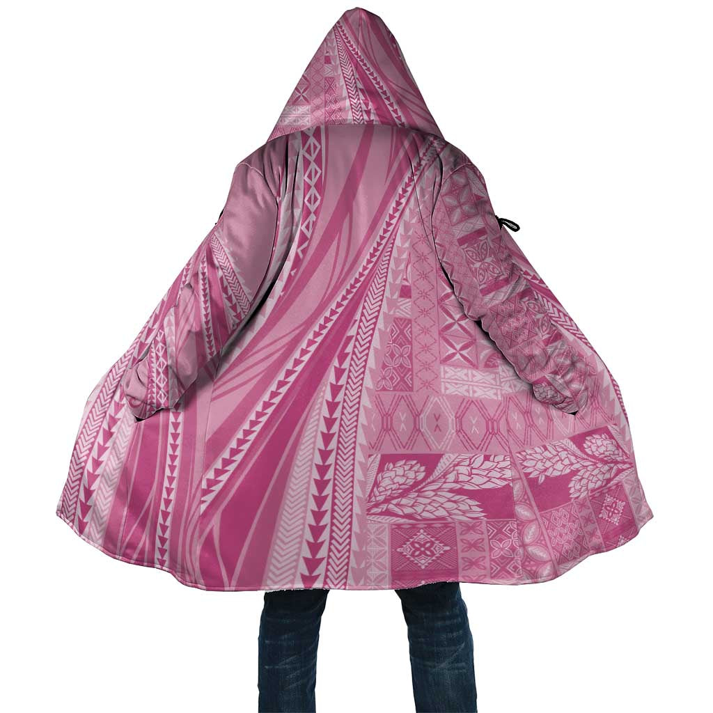 Pasifika Women's Day - Samoa Siapo Malu Tattoo Inspired Cloak Pink