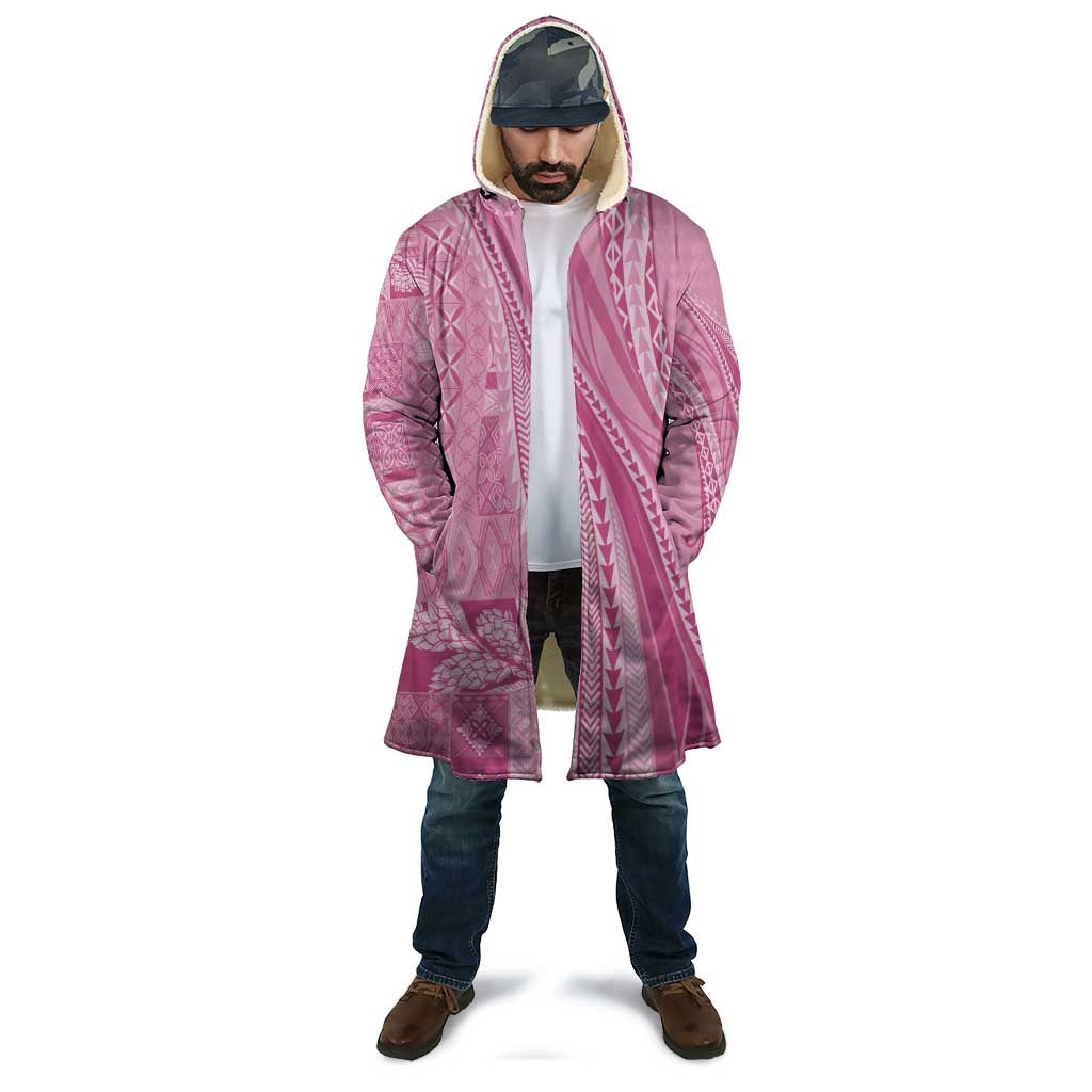 Pasifika Women's Day - Samoa Siapo Malu Tattoo Inspired Cloak Pink
