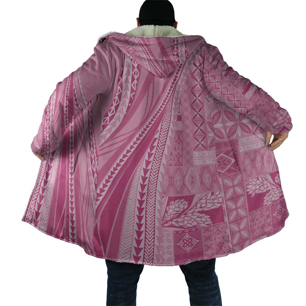 Pasifika Women's Day - Samoa Siapo Malu Tattoo Inspired Cloak Pink