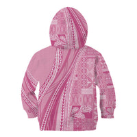Pasifika Women's Day - Samoa Siapo Malu Tattoo Inspired Kid Hoodie Pink LT7 - Polynesian Pride
