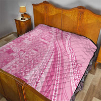Pasifika Women's Day - Samoa Siapo Malu Tattoo Inspired Quilt Pink