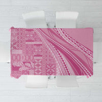 Pasifika Women's Day - Samoa Siapo Malu Tattoo Inspired Tablecloth Pink