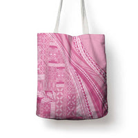 Pasifika Women's Day - Samoa Siapo Malu Tattoo Inspired Tote Bag Pink