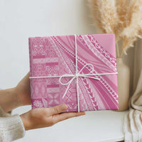 Pasifika Women's Day - Samoa Siapo Malu Tattoo Inspired Wrapping Paper Pink