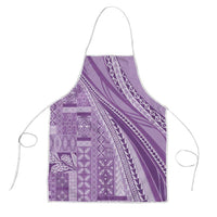 Pasifika Women's Day - Samoa Siapo Malu Tattoo Inspired Apron Lavender