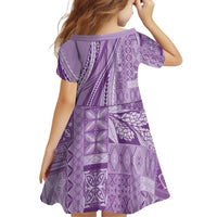 Pasifika Women's Day - Samoa Siapo Malu Tattoo Inspired Family Matching Puletasi and Hawaiian Shirt Lavender