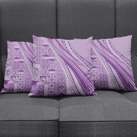 Pasifika Women's Day - Samoa Siapo Malu Tattoo Inspired Pillow Cover Lavender