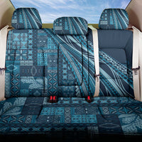 Pasifika Women's Day - Samoa Siapo Malu Tattoo Inspired Back Car Seat Cover Navy Blue