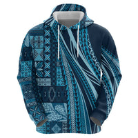 Pasifika Women's Day - Samoa Siapo Malu Tattoo Inspired Hoodie Navy Blue