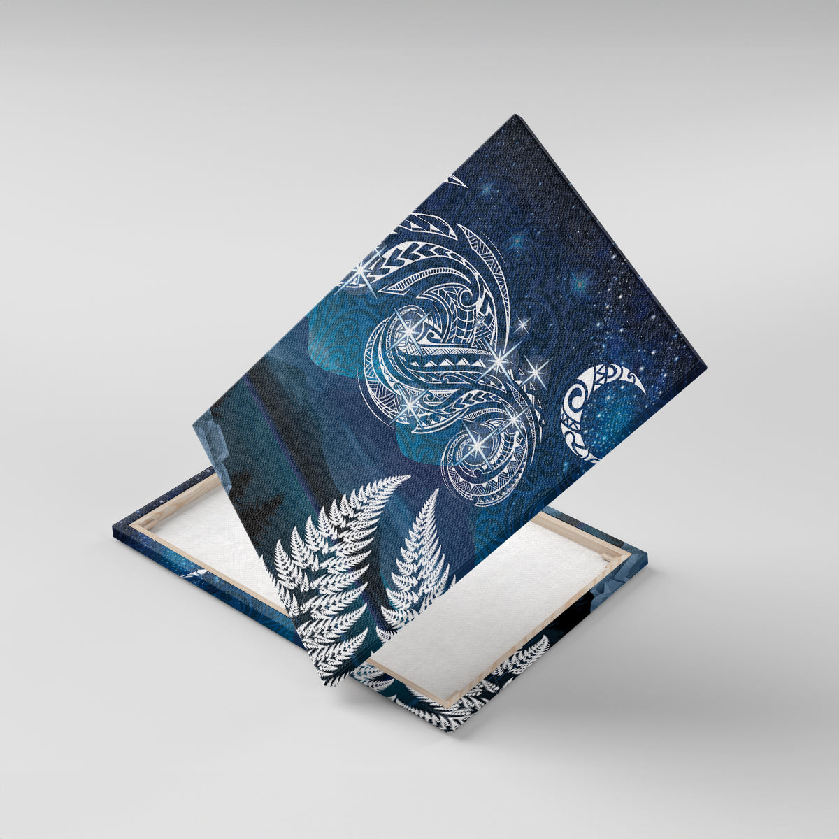 New Zealand Matariki Canvas Wall Art Starry Night Style