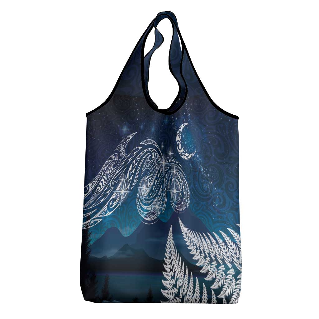 New Zealand Matariki Grocery Bag Starry Night Style LT7 - Polynesian Pride