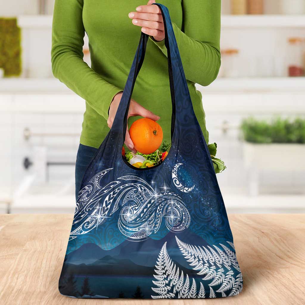 New Zealand Matariki Grocery Bag Starry Night Style LT7 - Polynesian Pride