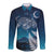 New Zealand Matariki Long Sleeve Button Shirt Starry Night Style