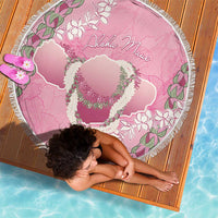 Hawaii Maui Island Flowers Lei Beach Blanket Lokelani Rose Pink LT7 - Polynesian Pride