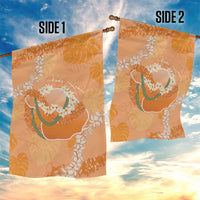 Hawaii Lanai Island Flowers Lei Garden Flag Orange Kaunaoa Mix Maile LT7 - Polynesian Pride