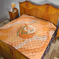 Hawaii Lanai Island Flowers Lei Quilt Orange Kaunaoa Mix Maile LT7 - Polynesian Pride