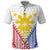 Custom Philippines Mix Guam Polo Shirt Filipino Flag Style LT7 White - Polynesian Pride