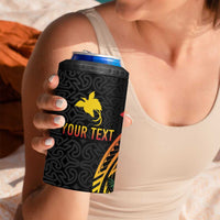 Personalized Milne Bay 4 in 1 Can Cooler Tumbler PNG Lime Pot with Oro Tapa