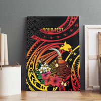 Personalized Milne Bay Canvas Wall Art PNG Lime Pot with Oro Tapa