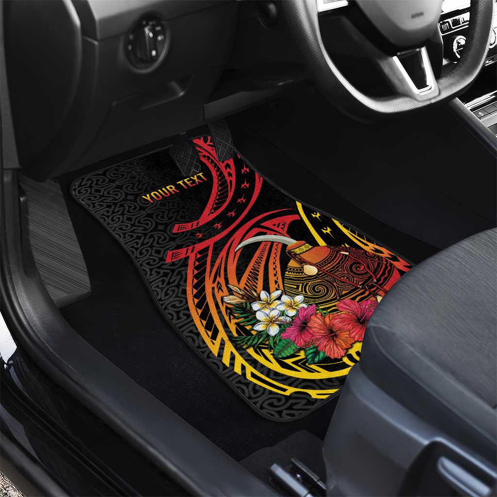 Personalized Milne Bay Car Mats PNG Lime Pot with Oro Tapa