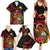 Personalized Milne Bay Family Matching Summer Maxi Dress and Hawaiian Shirt PNG Lime Pot with Oro Tapa