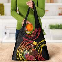 Personalized Milne Bay Grocery Bag PNG Lime Pot with Oro Tapa