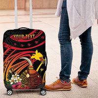 Personalized Milne Bay Luggage Cover PNG Lime Pot with Oro Tapa