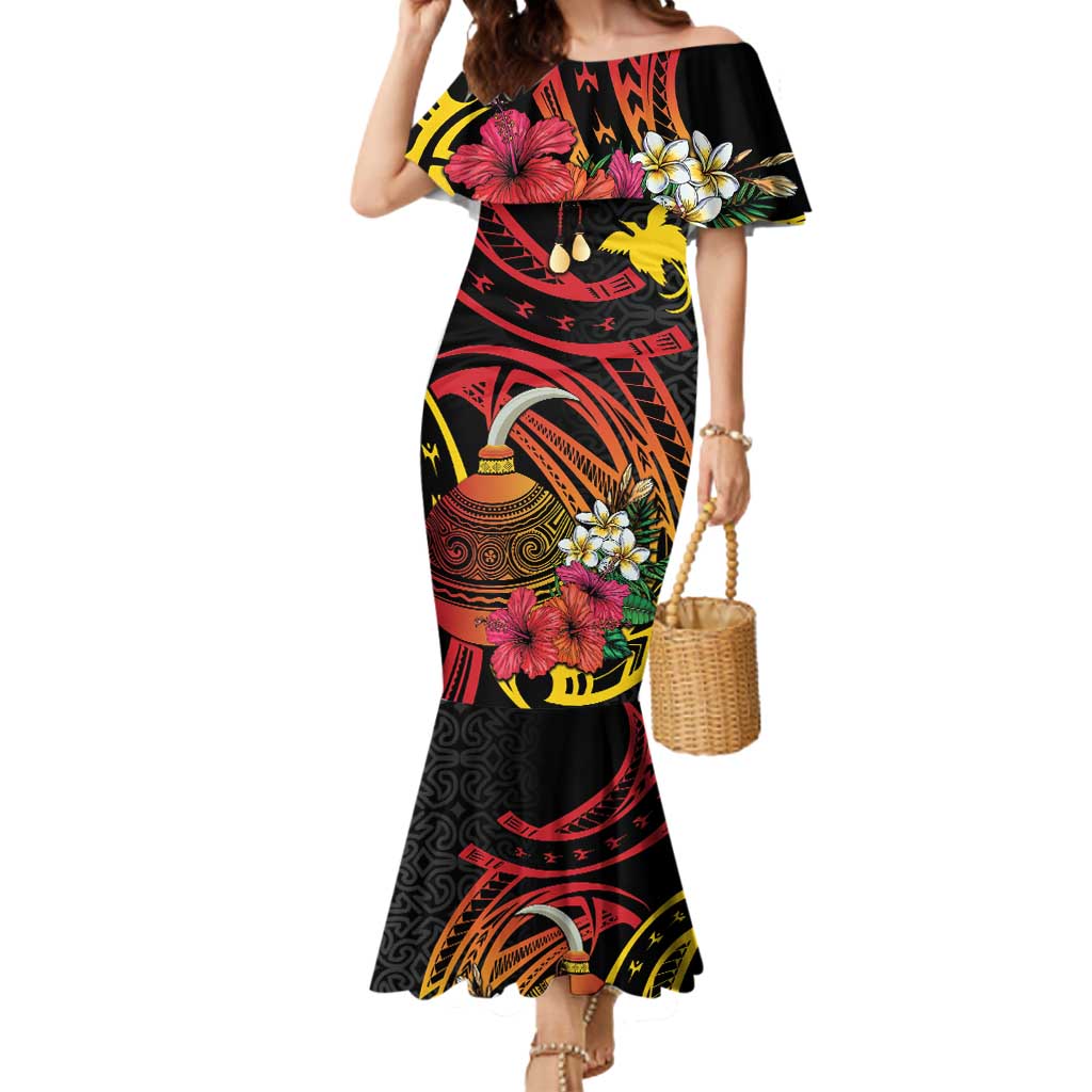 Personalized Milne Bay Mermaid Dress PNG Lime Pot with Oro Tapa