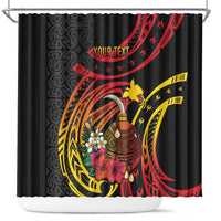 Personalized Milne Bay Shower Curtain PNG Lime Pot with Oro Tapa