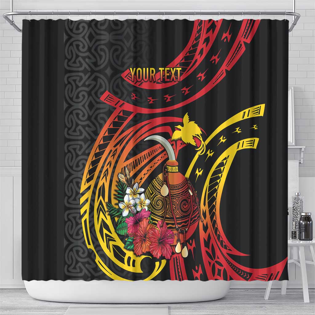 Personalized Milne Bay Shower Curtain PNG Lime Pot with Oro Tapa