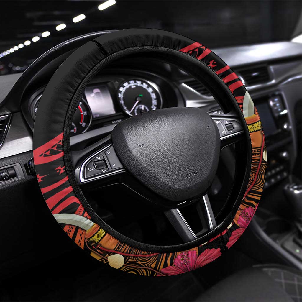 Milne Bay Steering Wheel Cover PNG Lime Pot with Oro Tapa