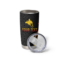 Personalized Milne Bay Tumbler Cup PNG Lime Pot with Oro Tapa LT7 - Polynesian Pride