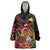 Personalized Milne Bay Wearable Blanket Hoodie PNG Lime Pot with Oro Tapa