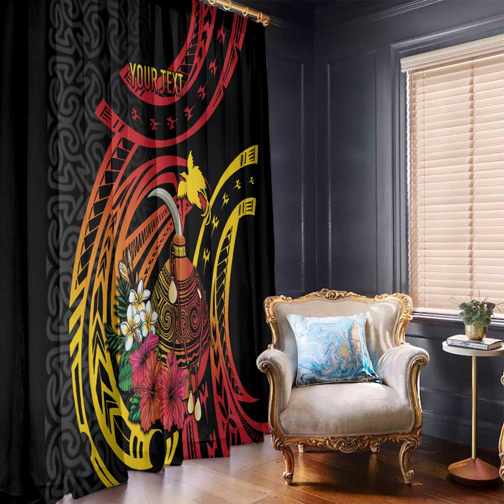 Personalized Milne Bay Window Curtain PNG Lime Pot with Oro Tapa