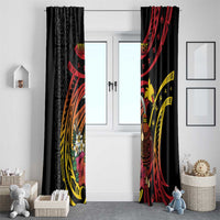 Personalized Milne Bay Window Curtain PNG Lime Pot with Oro Tapa