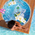 Hafa Adai Guam Chamorro Personalized Beach Blanket Ocean Blue Latte Stone with Guasali - Polynesian Pride