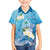 Hafa Adai Guam Chamorro Personalized Family Matching Summer Maxi Dress and Hawaiian Shirt Ocean Blue Latte Stone with Guasali - Polynesian Pride