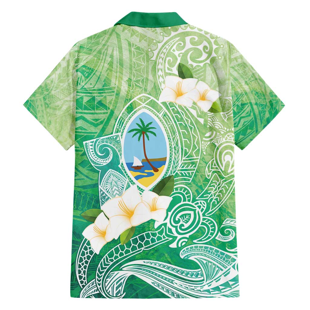 Hafa Adai Guam Chamorro Personalized Family Matching Short Sleeve Bodycon Dress and Hawaiian Shirt Summer Green Latte Stone with Guasali - Polynesian Pride