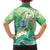 Hafa Adai Guam Chamorro Personalized Family Matching Summer Maxi Dress and Hawaiian Shirt Summer Green Latte Stone with Guasali - Polynesian Pride